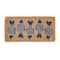 Hello Honey® Black & White Fish Images Natural Coir Doormat